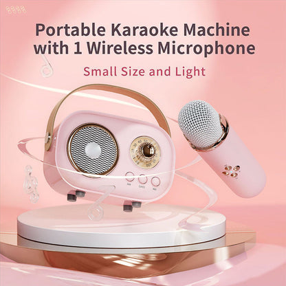Portable Karaoke System & Wireless Bluetooth Speaker