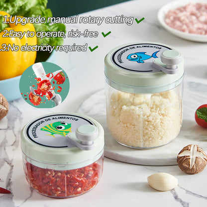 Compact Easy Manual Garlic Food Chopper