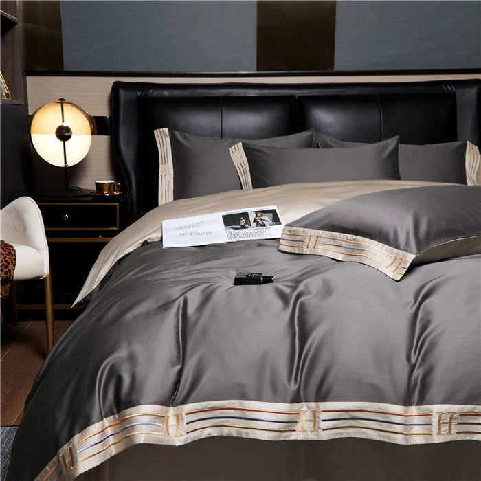 Soft Cotton Embroidered Bed Sheet Set - Yeezlab