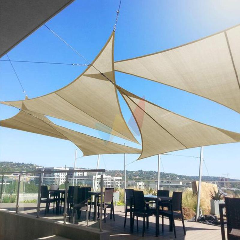 Stylish Triangle Outdoor Shade Sail - Yeezlab