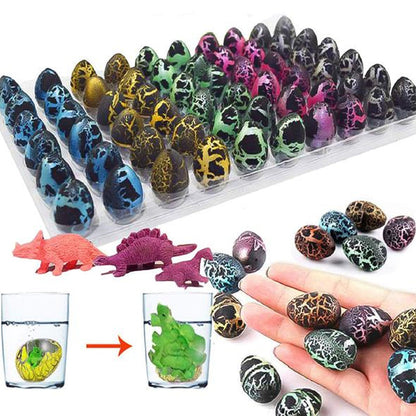 Colorful Dinosaur Egg Hatching Toy Set (60pcs)