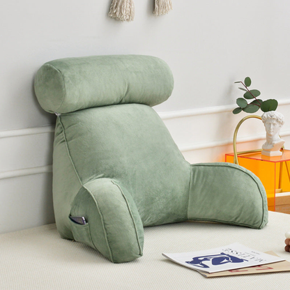 Ergonomic Support Pillow with Arms and Adjustable Neckrest