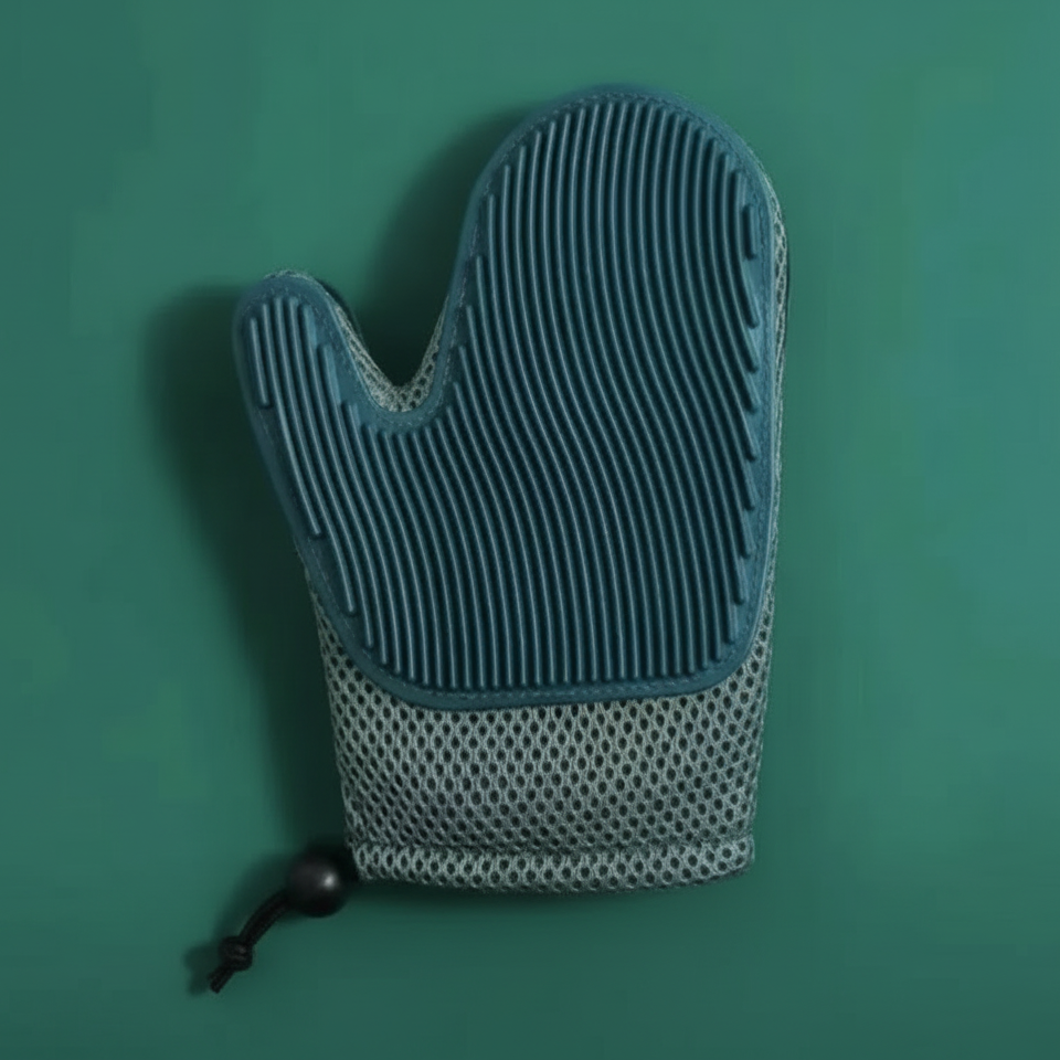 2-in-1 Cat Grooming Glove & Massage Brush