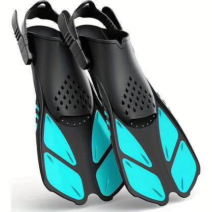 Compact Travel Snorkel Fins for Men & Women