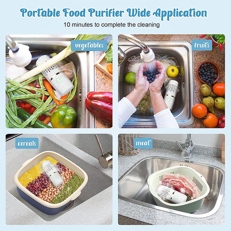 Natural Food Purifier - Removes Bacteria and Pesticides Quickly