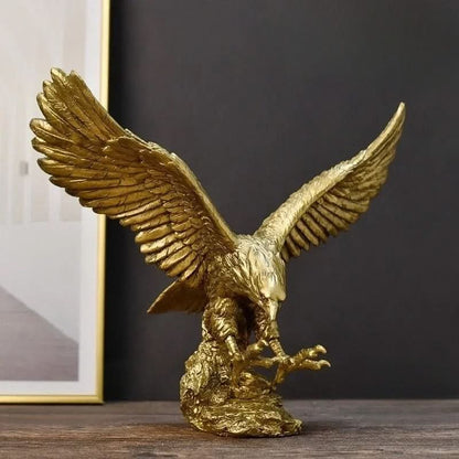Premium Golden Eagle Figurine – Luxury Home Decor - Yeezlab