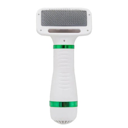 Compact Pet Grooming Kit with Detachable Comb and Blower