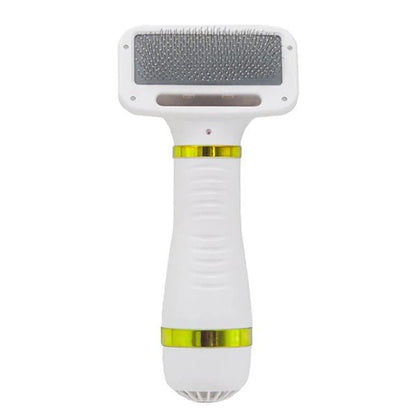 Compact Pet Grooming Kit with Detachable Comb and Blower