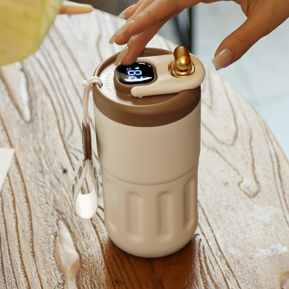 Compact Insulated Stainless Steel Travel Mug