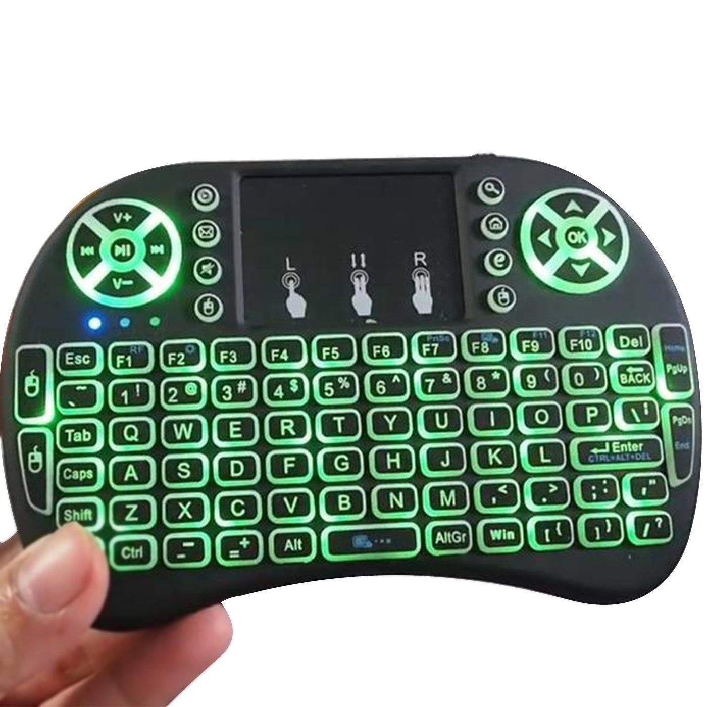Compact Wireless LED Keyboard Pad