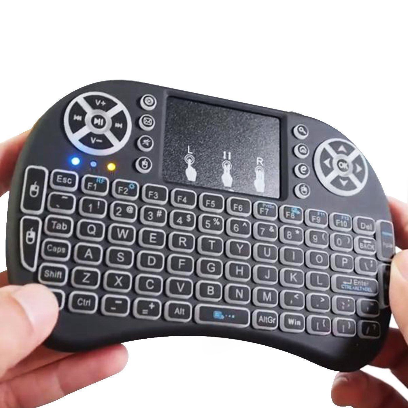 Compact Wireless LED Keyboard Pad