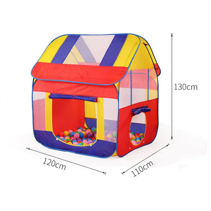 Vibrant Kids Playhouse Tent - Fun Ball Pit for Kids