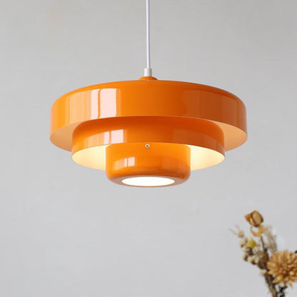 Modern Glass Tiered Pendant Light
