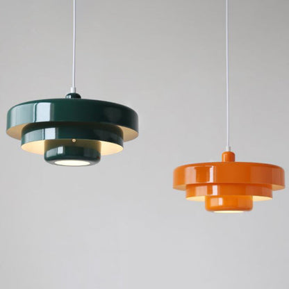 Modern Glass Tiered Pendant Light