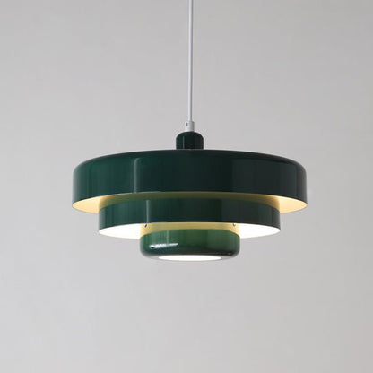 Modern Glass Tiered Pendant Light