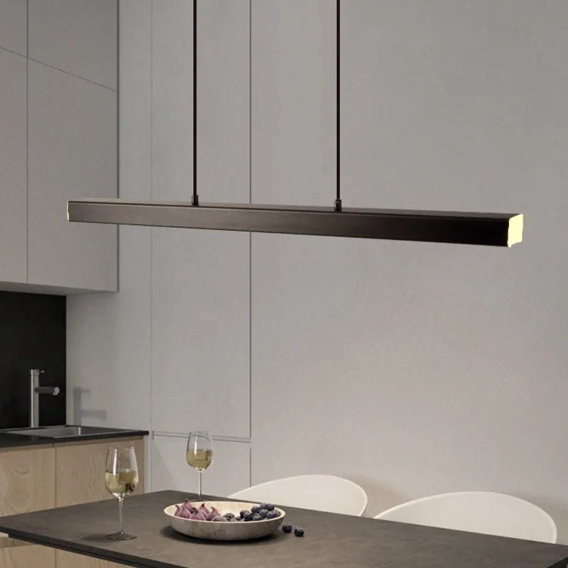 Sleek Pendant Light Fixtures Simple Style