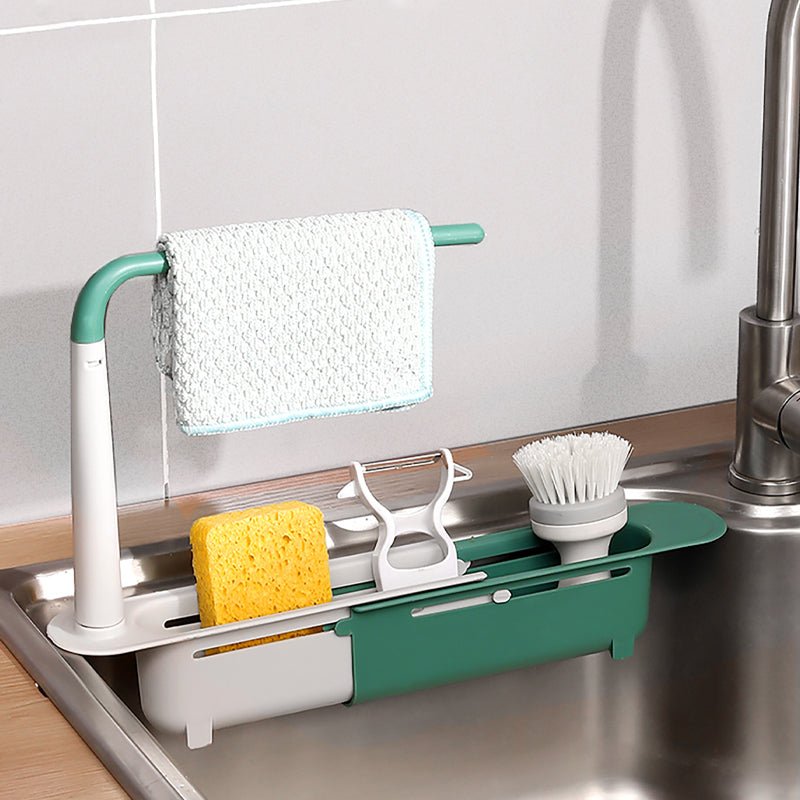 Compact Kitchen Sink Tray Organizer