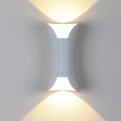 Contemporary Steel Outdoor Wall Light