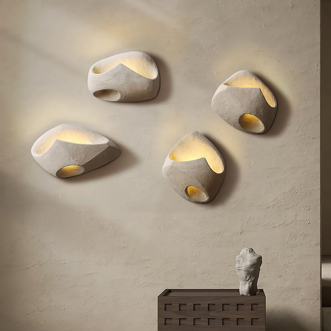 Unique Textured Wall Light Fixture