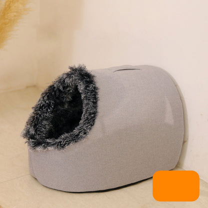 Plush Pet Hideaway Bed