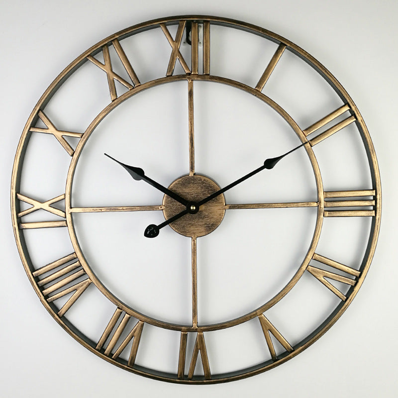 Big Vintage Metal Wall Clock - Yeezlab