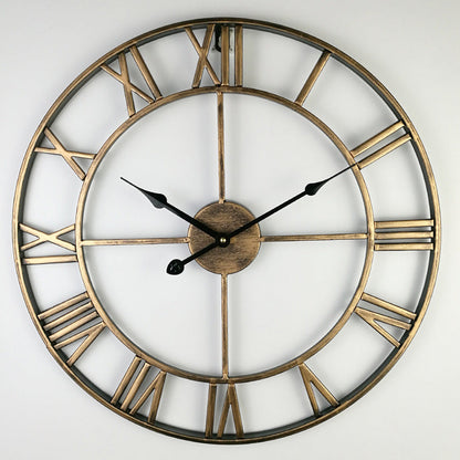 Big Vintage Metal Wall Clock - Yeezlab