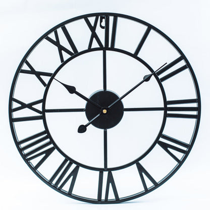 Big Vintage Metal Wall Clock