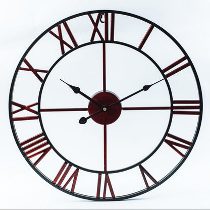Big Vintage Metal Wall Clock