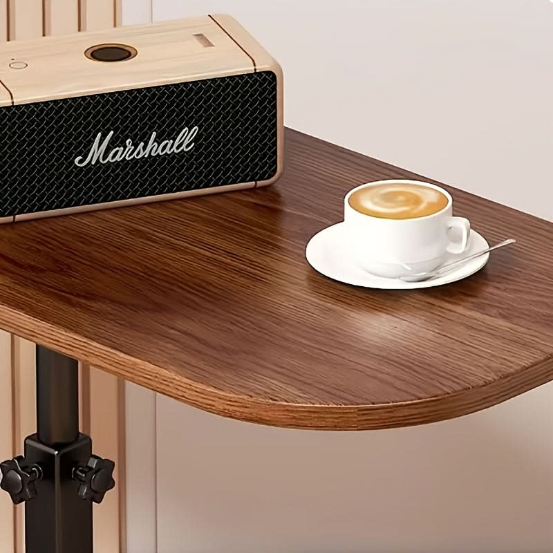 Space Saving End Table - Wooden Metal Frame for Sofa Bed