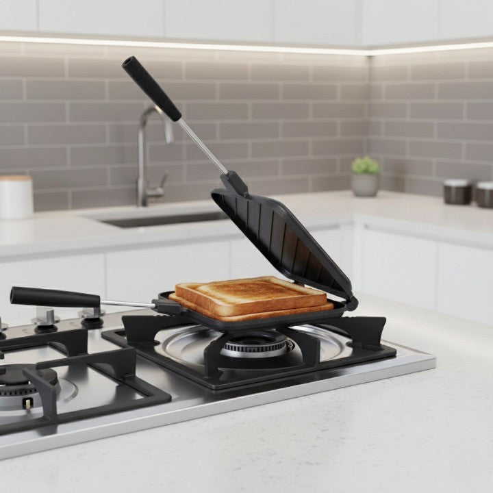 Easy Clean Double Sided Sandwich Toaster Grill