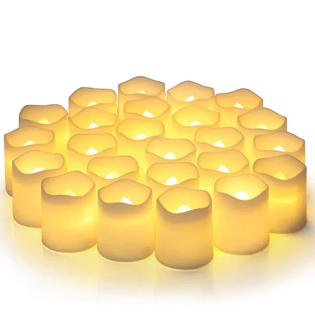 Warm LED Candle Set for Home Ambiance - Yeezlab