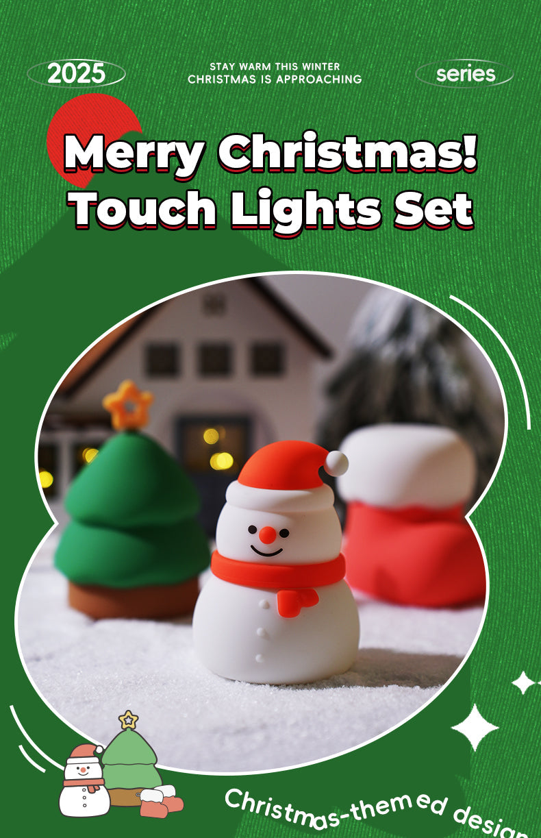 Fun Winter Silicone Nightlight Snowman Decoration