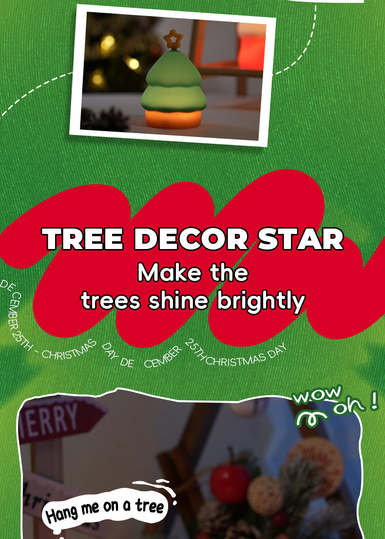 Fun Winter Silicone Nightlight Snowman Decoration