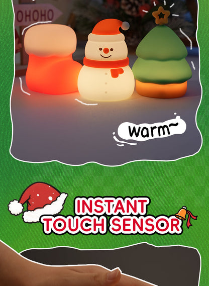 Fun Winter Silicone Nightlight Snowman Decoration