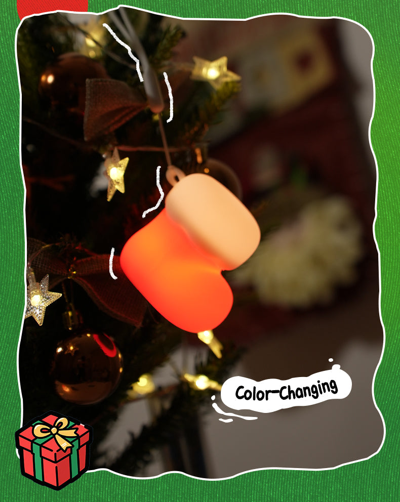 Fun Winter Silicone Nightlight Snowman Decoration