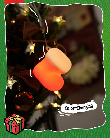 Fun Winter Silicone Nightlight Snowman Decoration