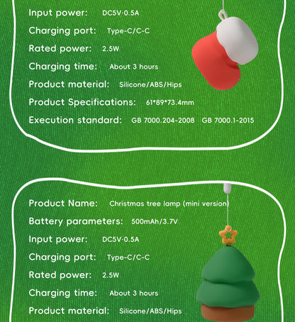 Fun Winter Silicone Nightlight Snowman Decoration