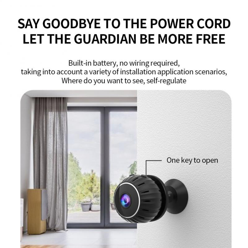 Compact Motion Alert Wi-Fi Night Vision HD Camera