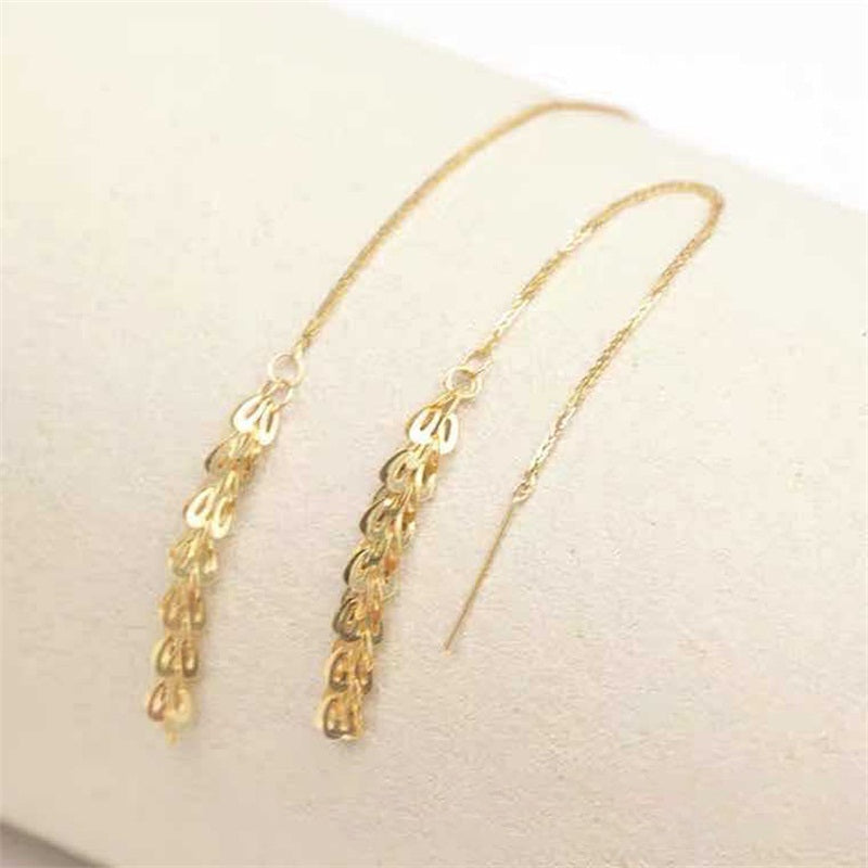 Chic Beaded Dangle Drop Earrings