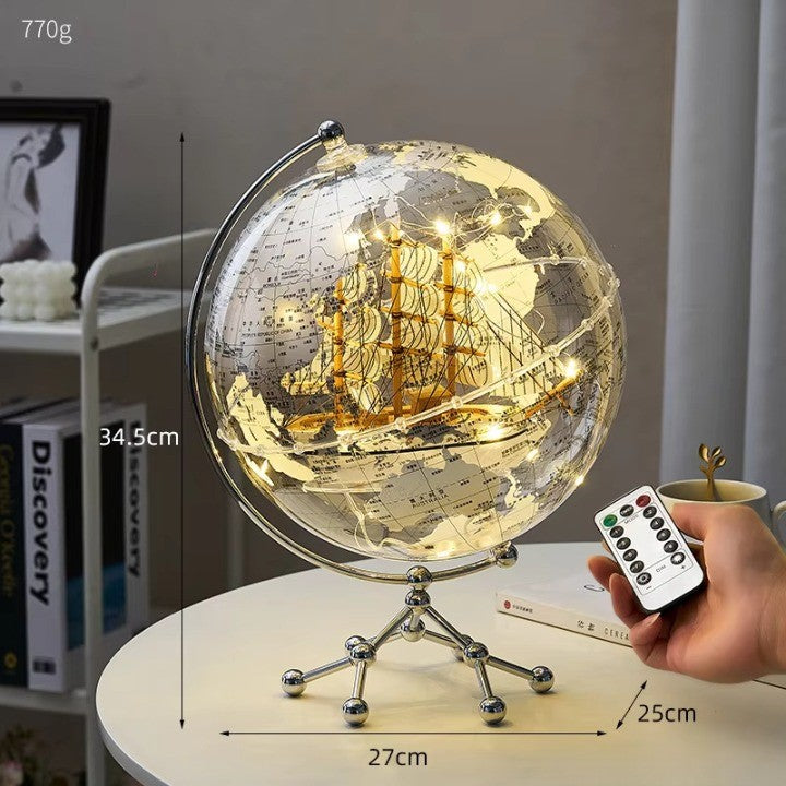 Luxury Globe Map LED Wall Light