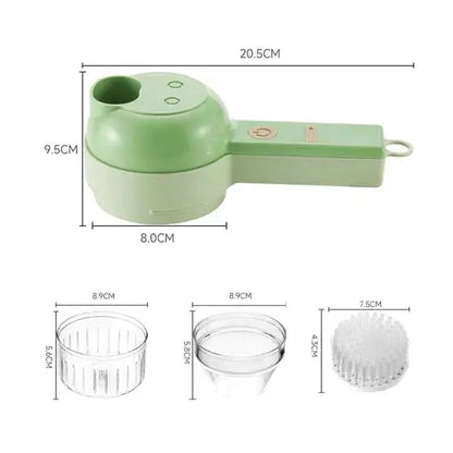 Compact 4-in-1 Kitchen Appliance Set with Chopper