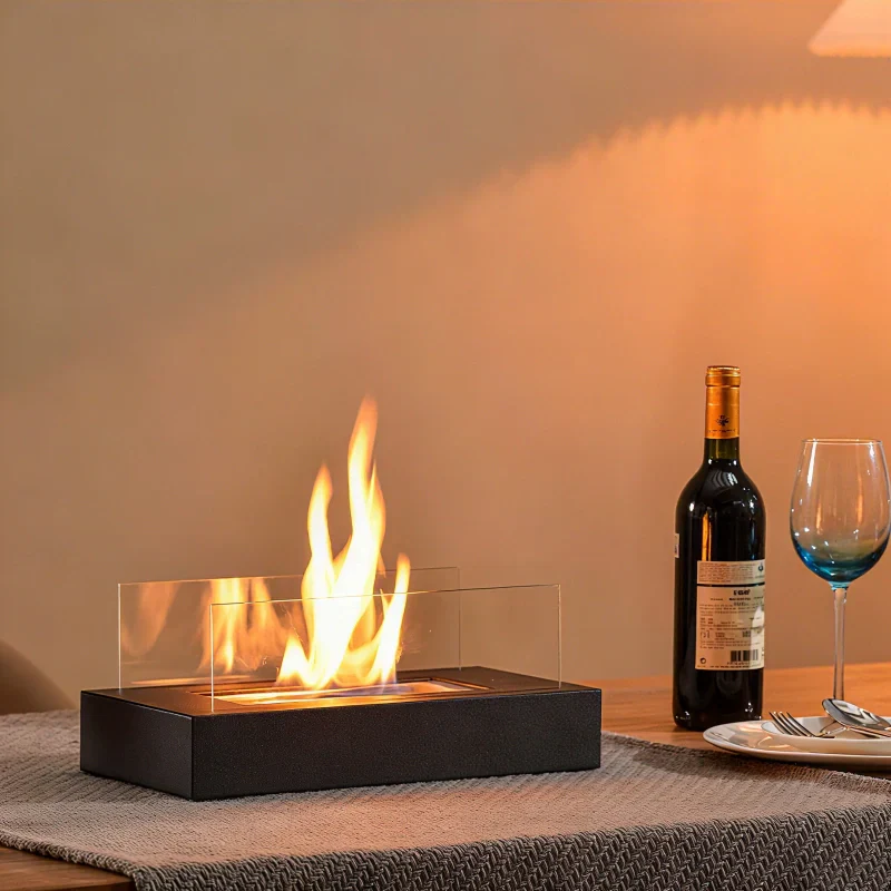 Realistic Flame Indoor Tabletop Fire Pit