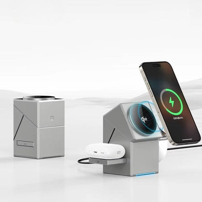 Compact 3 in 1 Wireless Charging Station