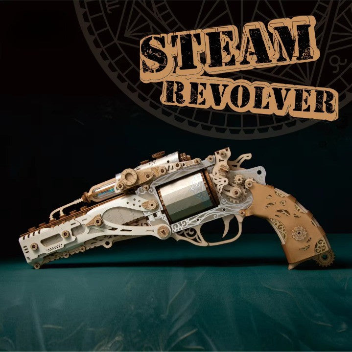 Handmade Wooden Puzzle Gun Toy Kit