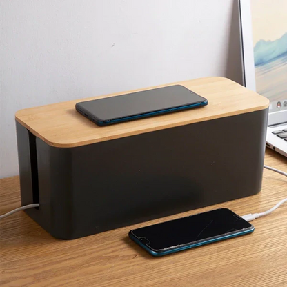 Cable Storage Box for Organized Cord Control - Yeezlab