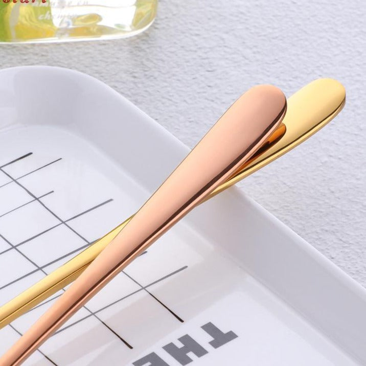 Gold Plated Dessert Spoon