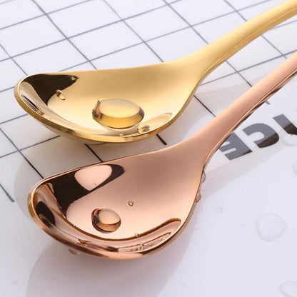 Gold Plated Dessert Spoon