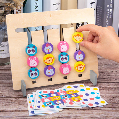Double Sided Wooden Brain Teaser Puzzle
