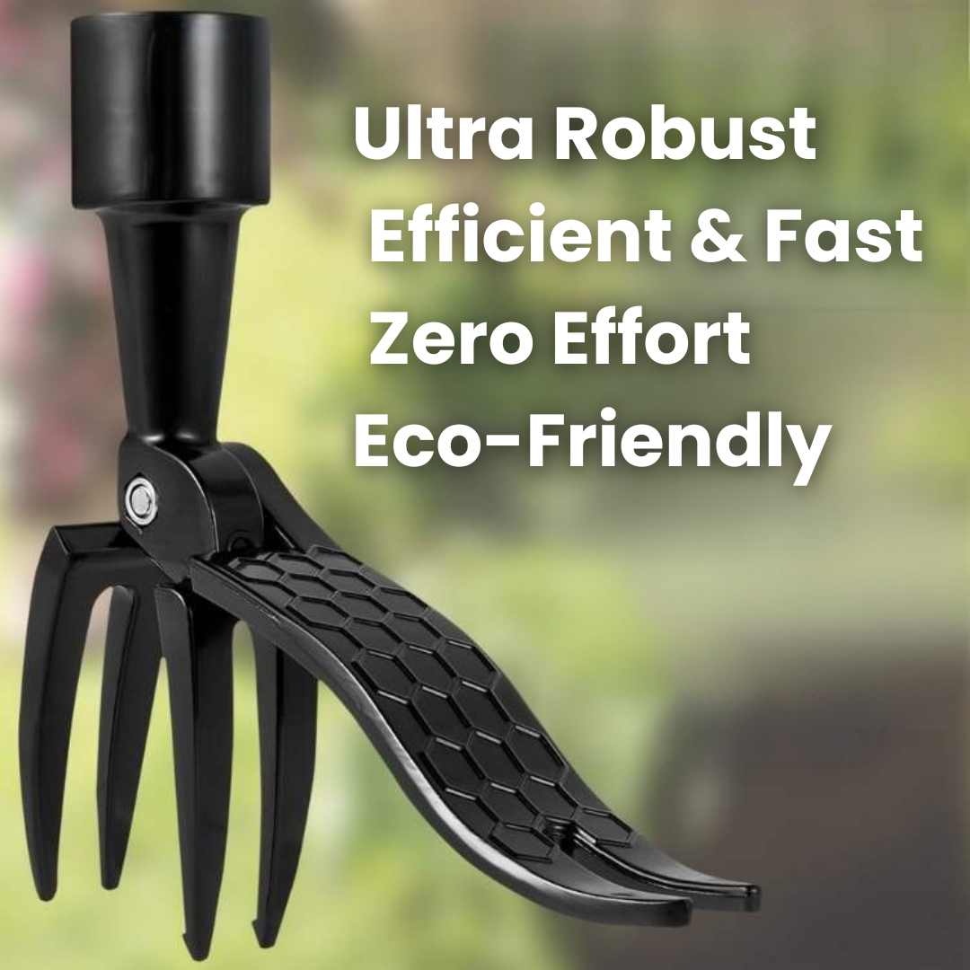 Easy Grip Garden Weeder with Strong Steel Claws