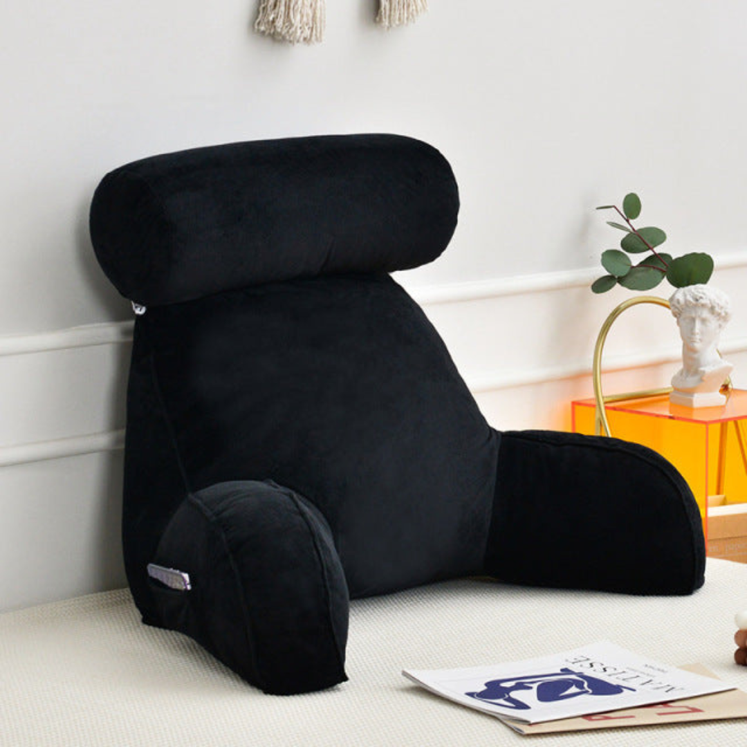 Ergonomic Support Pillow with Arms and Adjustable Neckrest